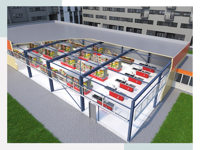 Строительство магазинов в Домодедово от 632 руб. за м²