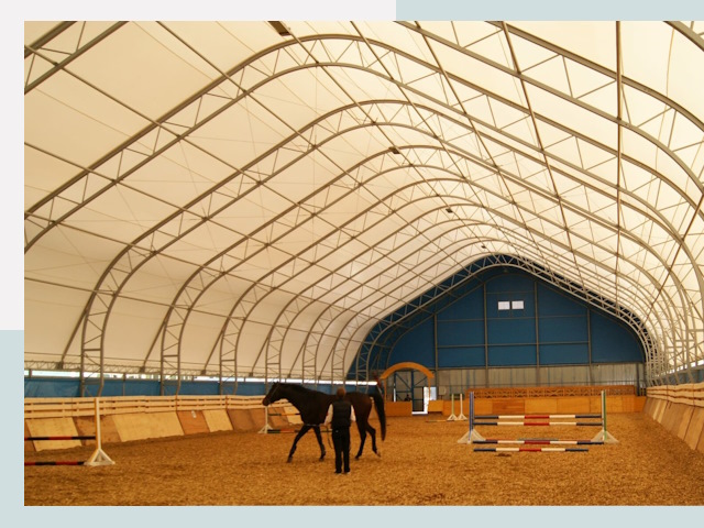 Строительство конных манежей в Домодедово