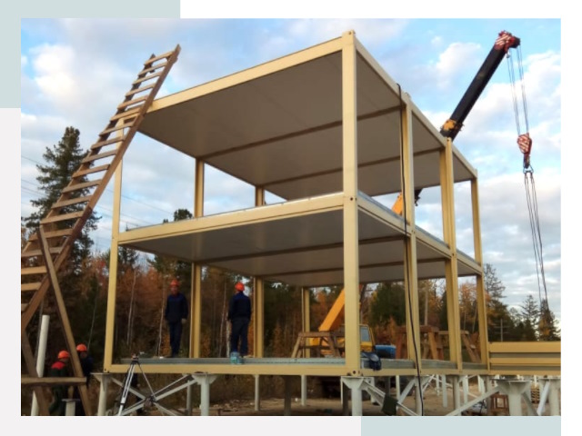 Строительство модульных здания Домодедово