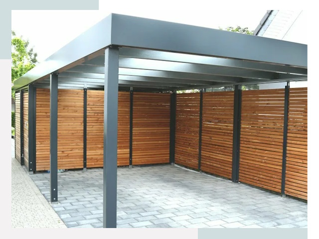 Навесы для парковки в Домодедово