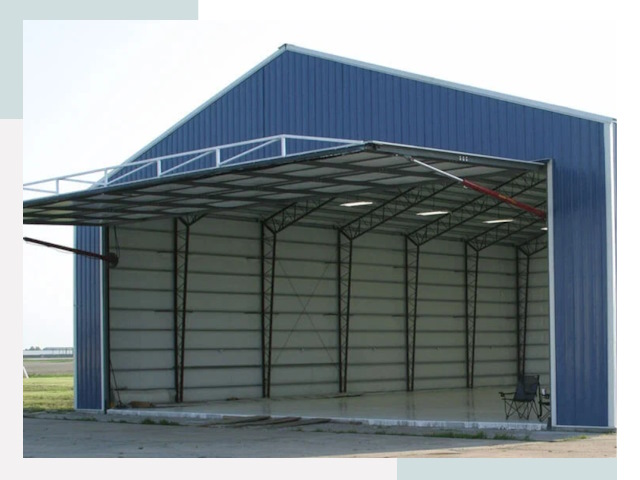 Прямо стенные ангары в Домодедово