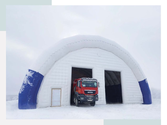 Мобильные ангары в Домодедово