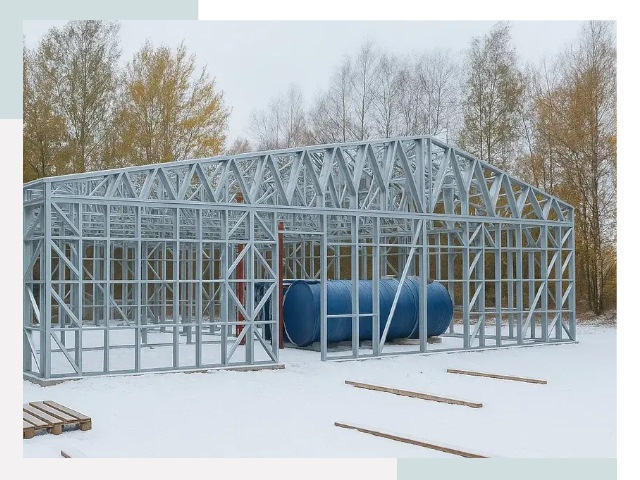 Металлические ангары в Домодедово