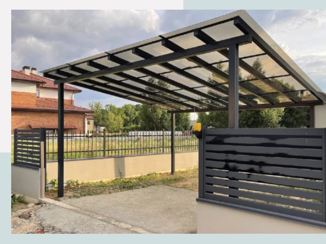 Металлические навесы в Домодедово от 632 руб. за м²