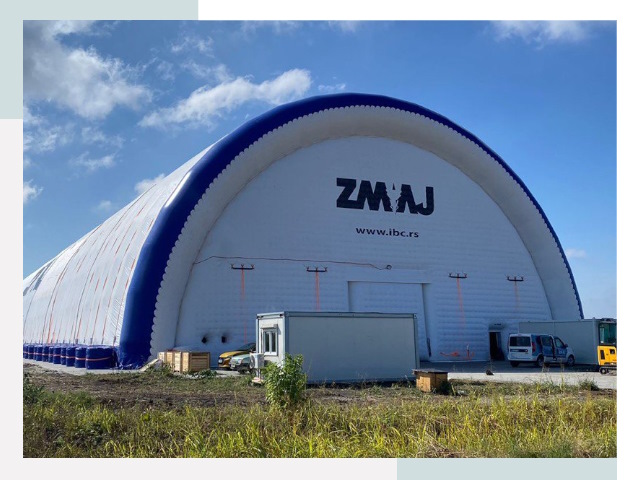 Брендирование ангаров в Домодедово