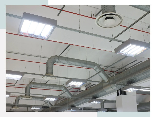 Вентиляция ангаров в Домодедово
