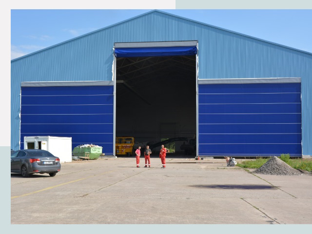 Ангарные ворота в Домодедово от СтальСтрой-Дмд по цене 632 руб.