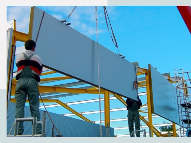 Монтаж сэндвич-панелей в Домодедово от 632 руб.