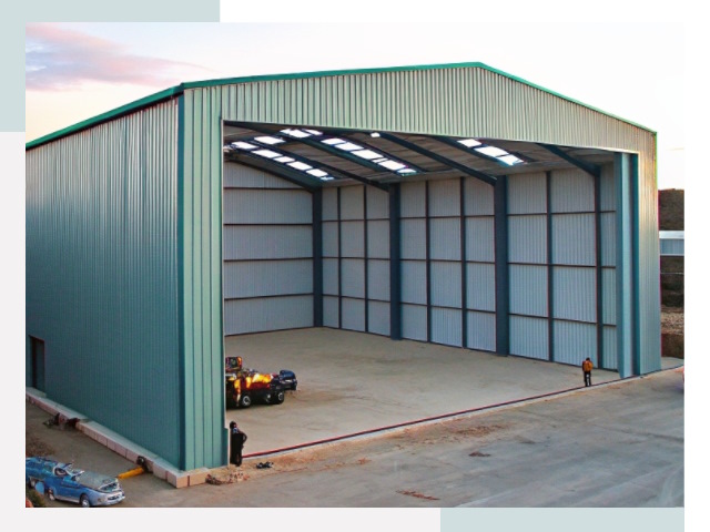 Строительство ангаров в Домодедово