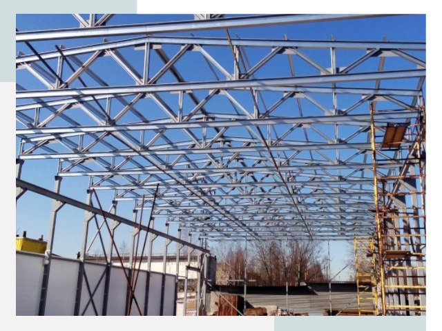 Металлокаркасы для складов в Домодедово